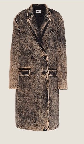 Кожаные пальто с отделкой под старину
